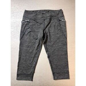 Patagonia Womens Size Small Diversifly Capris Cropped Tights Drawstring Gray